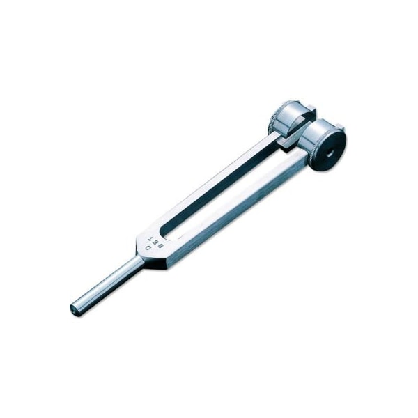 American Diagnostic Corp ADC Satin Aluminum Tuning Fork With Fixed Weight, 128 cps. 500128 - main